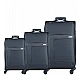 Βαλίτσες trolley Cardinal 3800 (σετ 3 τεμαχίων) 55x23x37 cm + 66x25x40 cm + 77x30x46 cmσκούρο μπλέ