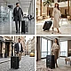 Μεγάλη Βαλίτσα Cardinal 4004 με αποσπόμενα ροδάκια 76,5x31x49 cm μαύρο