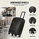 Βαλίτσα καμπίνας με αποσπόμενα ροδάκια Cardinal 4005/55 μαύρο