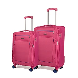 Βαλίτσα trolley Spectra Cardinal 5000 μικρή μεσαία 55x23x37 cm + 66x25x40 cm μαύρη