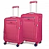 Βαλίτσα trolley Spectra Cardinal 5000 μεσαία μεγάλη 66x25x40 cm +75x30x46 cm μαύρη