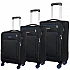 Βαλίτσες trolley (σετ 3 τεμαχίων) Cardinal 5000 Spectra 55x23x37 cm + 66x25x40 cm + 75x30x46 cm μαύρη