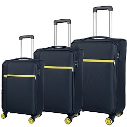 Βαλίτσες trolley (σετ 3 τεμαχίων) Cardinal 5100 Oblivion 55x23x37 cm + 66x25x40 cm + 75x30x46 cm σκούρο μπλέ