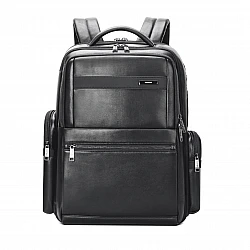 Δερμάτινο Σακίδιο πλάτης 30L 17,3” Bopai 61-121961 μαύρο
