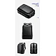 Δερμάτινο Σακίδιο πλάτης Αντικλεπτικό 24L Laptop 15,6” Bopai 61-69711 μαύρο