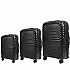 Σετ Βαλίτσες Τριάδα 7000 Cardinal 56,5x24,5x37 cm + 66,5x27,5x45 cm + 76X32,5X51 cm μαύρο