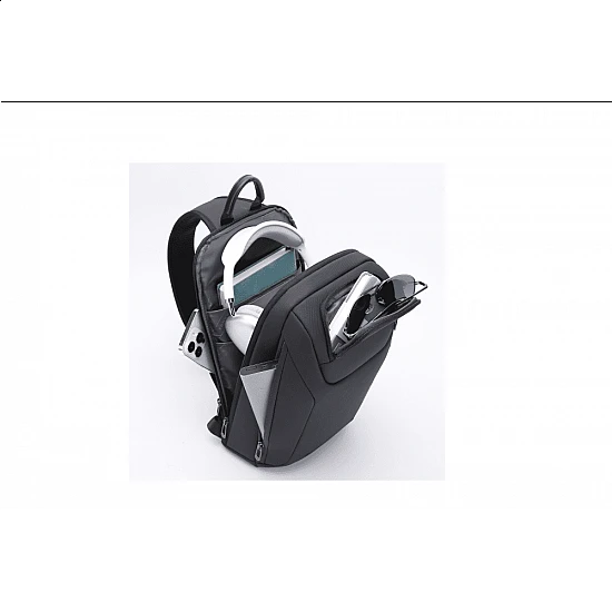 Τσαντάκι ώμου χιαστί crossbody Bange 8031 μαύρο