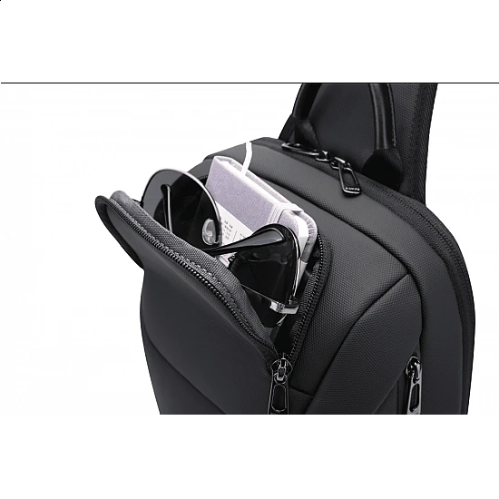 Τσαντάκι ώμου χιαστί crossbody Bange 8031 μαύρο