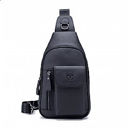 Δερμάτινο τσαντάκι body Bull Captain XB 121 μαύρο