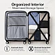 Βαλίτσα μεγάλη με ρόδες N1312 Newcom 71x29x50 cm μαύρο