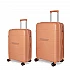 Βαλίτσα σκληρή Newcom N1595 (PP) μεσαία μεγάλη 66x25,5x43x5 cm + 75,5x29,5x45,5 cm Σομόν