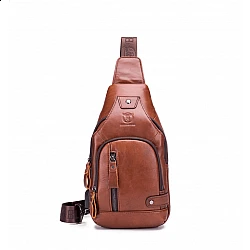 Δερμάτινο τσαντάκι body Bull Captain XB 129 καφέ