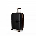 Βαλίτσα σκληρή Newcom N1596 (PP) καμπίνας 56x22x37 cm μαύρο