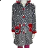 Παιδική ρόμπα fleece κουμπιά Lydia Creations 17599 Γκρι-κόκκινο