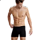 Ανδρικό βαμβακερό εσώρουχο Boxer 2Pack Walk W1760-0209 Μαύρο-Ανθρακί