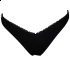 Γυναικείο μαγιό Bikini Bottom SOLIDS BRAZILIAN Με Κόψιμο V Bluepoint 22065084-02 Μαύρο