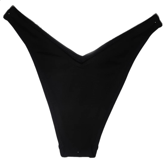 Γυναικείο μαγιό Bikini Bottom SOLIDS BRAZILIAN Με Κόψιμο V Bluepoint 22065084-02 Μαύρο