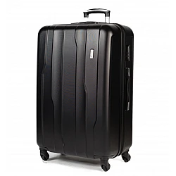 Βαλίτσα trolley 70cm x 47 cm x 25 cm 82L Large 28'' Σκληρή ABS Ρόδα 8cm Cardinal μεγάλη 2012/70cm ΜΑΥΡΟ