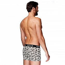 Ανδρικό Εσώρουχό Boxer 2Pack Βαμβακερό Εξωτερικό Λάστιχο APPLE 0112966-224 PANDA