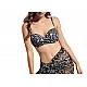 Γυναικείο μαγιό Bikini Top Strapless Blu4u 2136602D-02 Άσπρο-μαύρο
