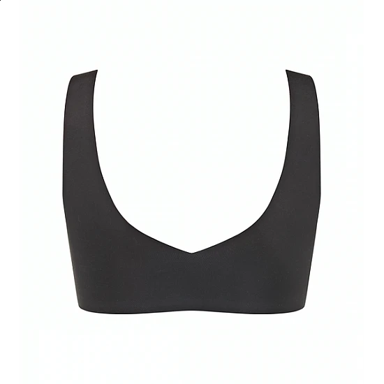 Σουτιέν Zero Feel Bralette Μπουστάκι Αόρατο Push Up Sloggi 10217728-0004 ΜΑΥΡΟ