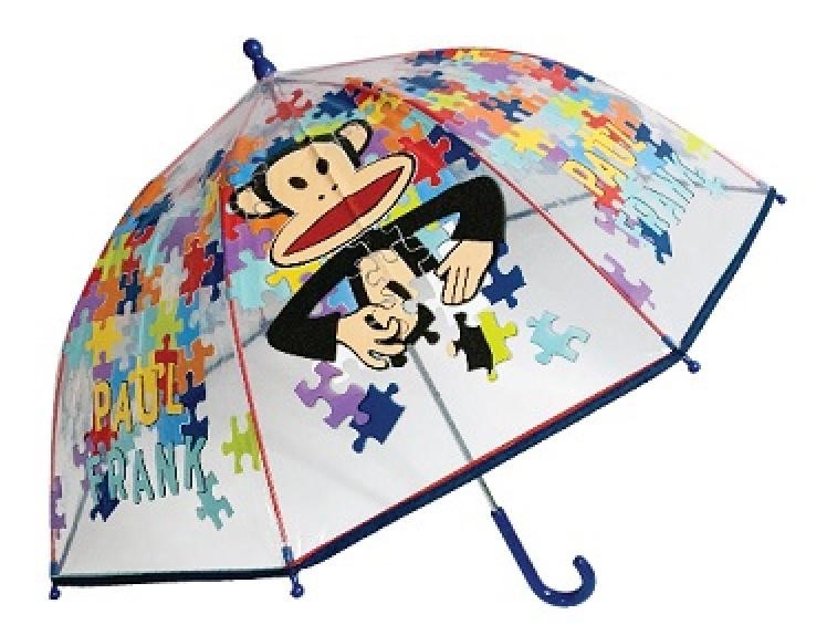 ΟΜΠΡΕΛΑ όρθια χειροκίνητη διάφανη PAUL FRANK 6619