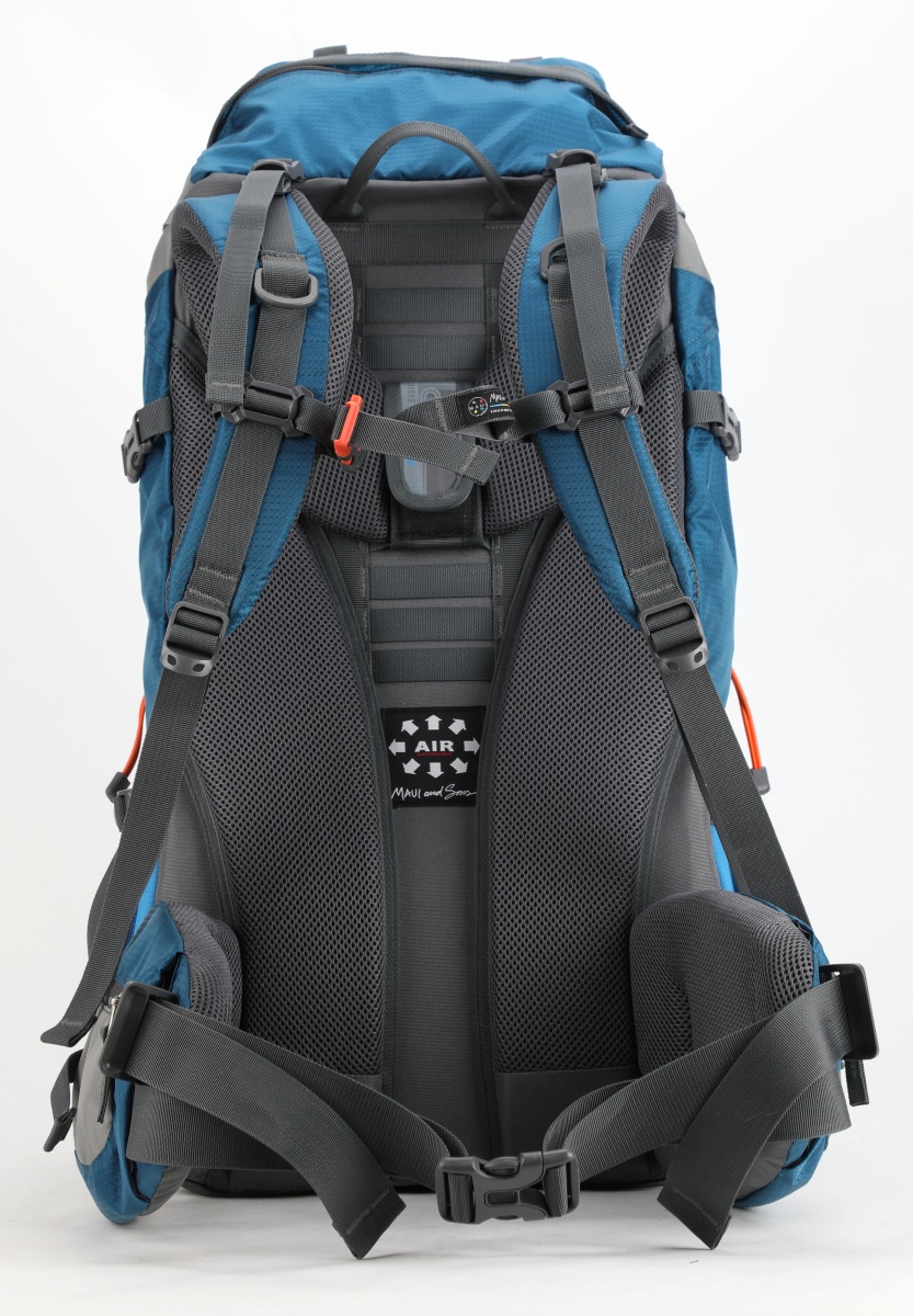 Σακίδιο πλάτης TREKING Ορειβατικό 70L αδιάβροχο ΜΑUI & SONS 2710 Μπλε