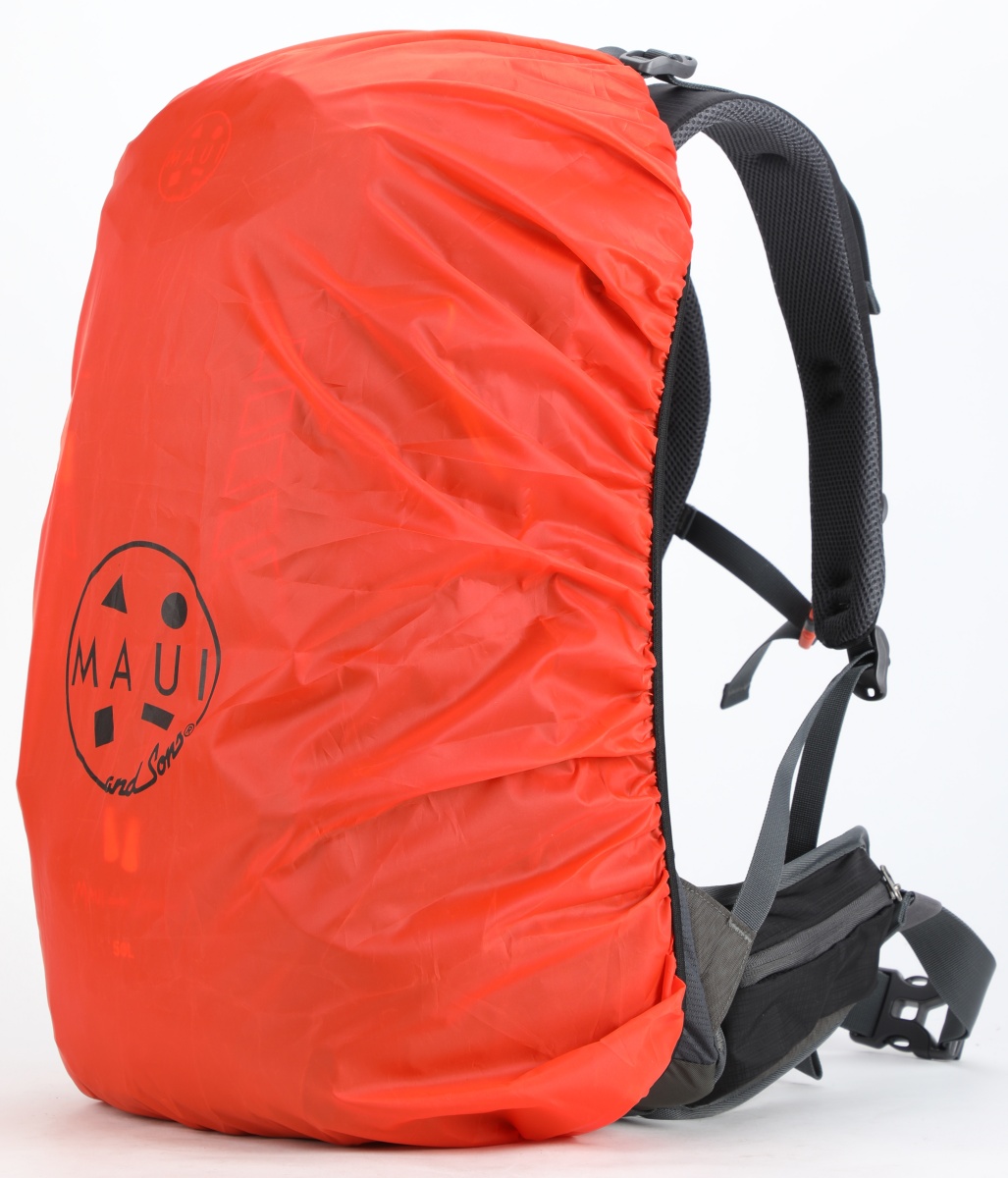 Σακίδιο πλάτης TREKING Ορειβατικό 50L αδιάβροχο ΜΑUI & SONS 2712 Μπλε-Γκρι