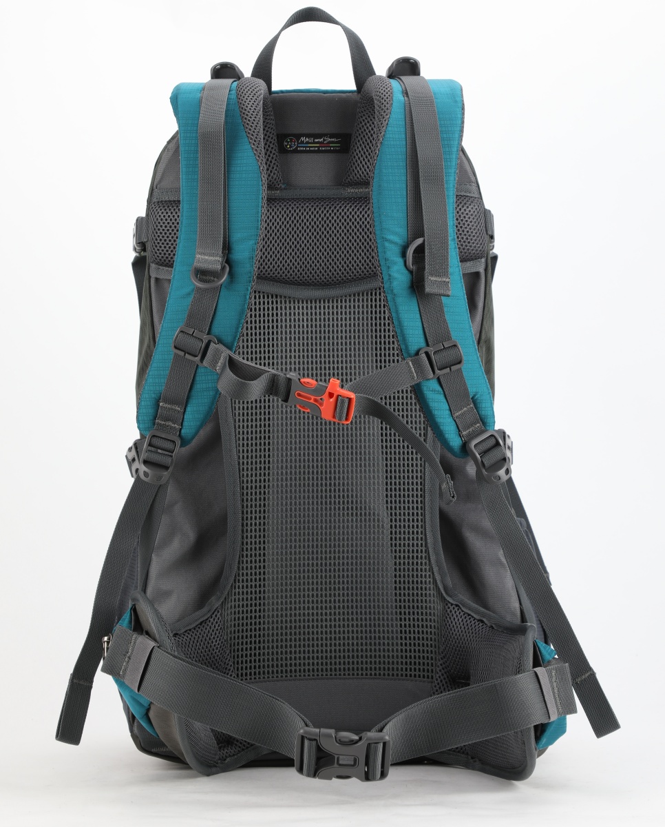 Σακίδιο πλάτης TREKING Ορειβατικό 50L αδιάβροχο ΜΑUI & SONS 2712 Μπλε-Γκρι