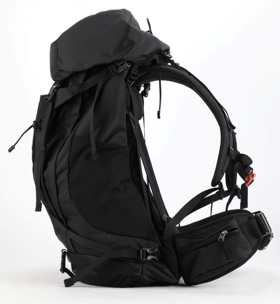 Σακίδιο πλάτης TREKING Ορειβατικό 70L αδιάβροχο ΜΑUI & SONS 2713 Μαύρο