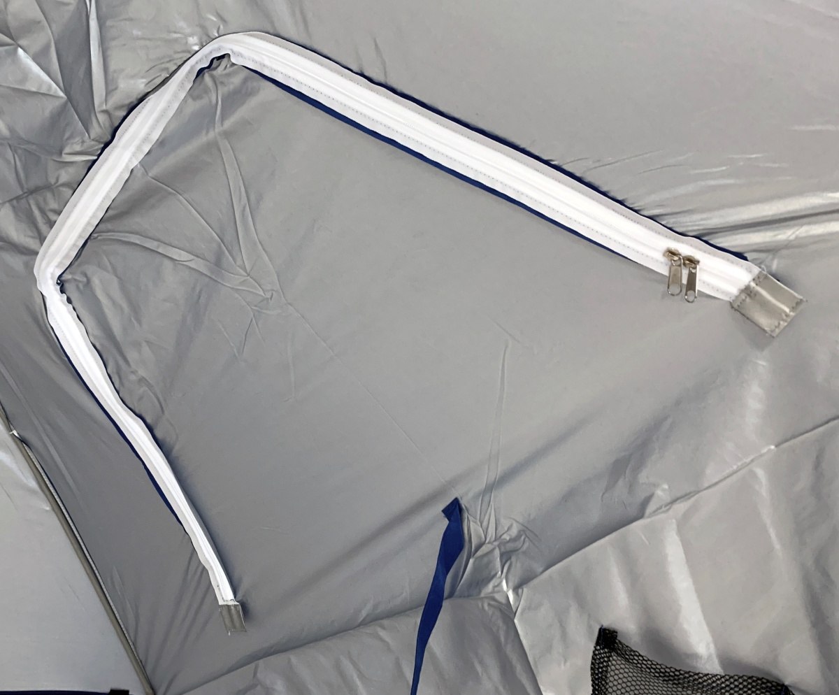 Oμπρέλα-Σκίαστρο Θαλάσσης 2 σε 1  240/6 Ακτίνες FIBER GLASS 8mm Πασαλάκια Μεταλλικός Άξονας SOLART 1533 Μπλε