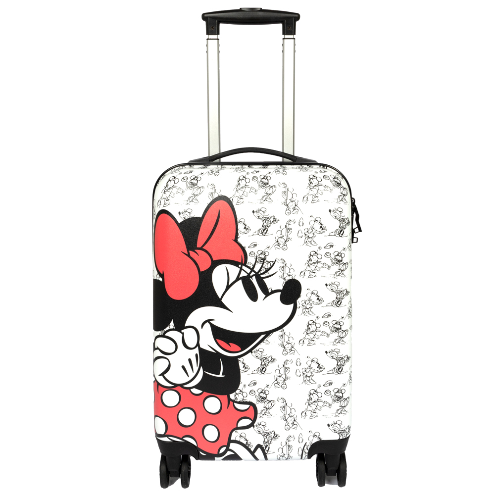 Βαλίτσα Trolley Καμπίνας Παιδική Κοριτσίστικη 20" 35L 57x35x22 Polycarbonate Disney MINNIE ΧΑΝΟΣ 2952 ΛΕΥΚΟ ΜΑΥΡΟ 