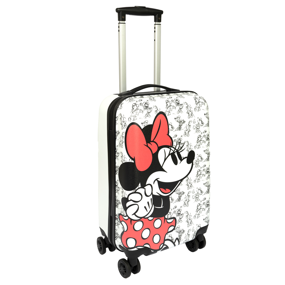 Βαλίτσα Trolley Καμπίνας Παιδική Κοριτσίστικη 20" 35L 57x35x22 Polycarbonate Disney MINNIE ΧΑΝΟΣ 2952 ΛΕΥΚΟ ΜΑΥΡΟ 
