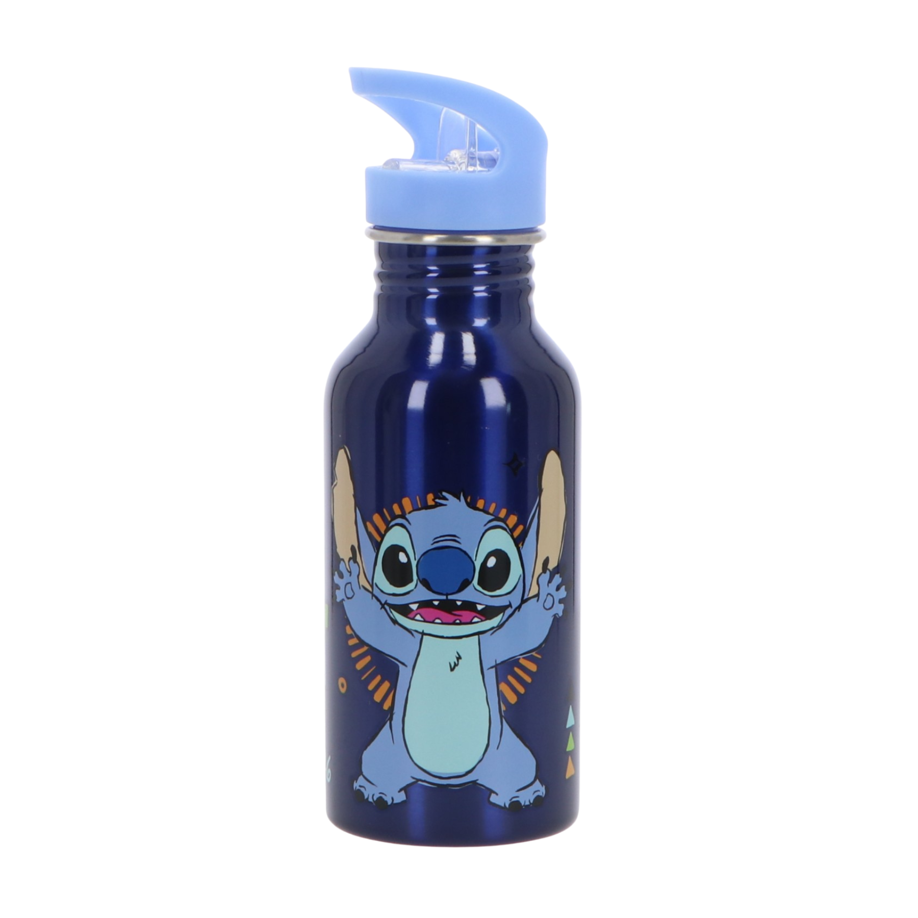 Παιδικό LUNCH SET 5 LUNCH BOX SNACK BOX και Μπουκάλι Παγούρι Νερού Αλουμινίου Disney Stitch 565468 ΜΠΛΕ