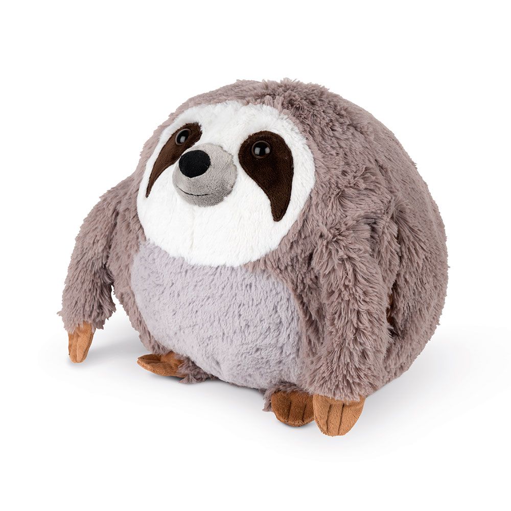 Παιδικό Cuddle Pillow Λούτρινο Ζωάκι Sloth Μαξιλάρι Αγκαλιάς με τσέπες για ζεστά χέρια Hand warmers Noxxiez HW709 ΜΠΕΖ