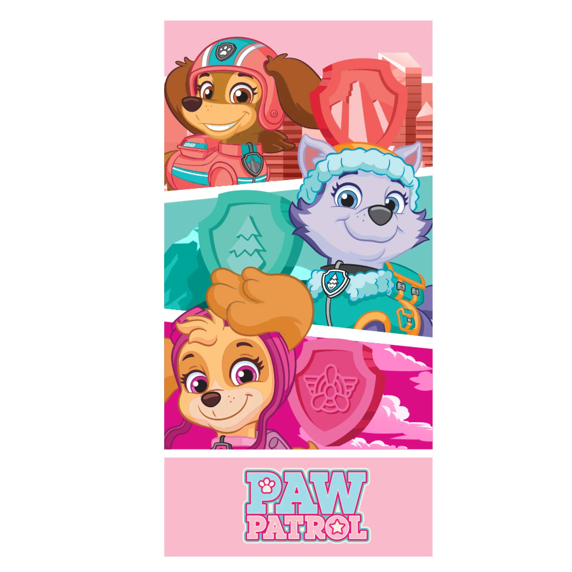 ΠΕΤΣΕΤΑ ΘΑΛΑΣΣΗΣ MICROFIBER 70x140cm PAW PATROL 4898 ΡΟΖ