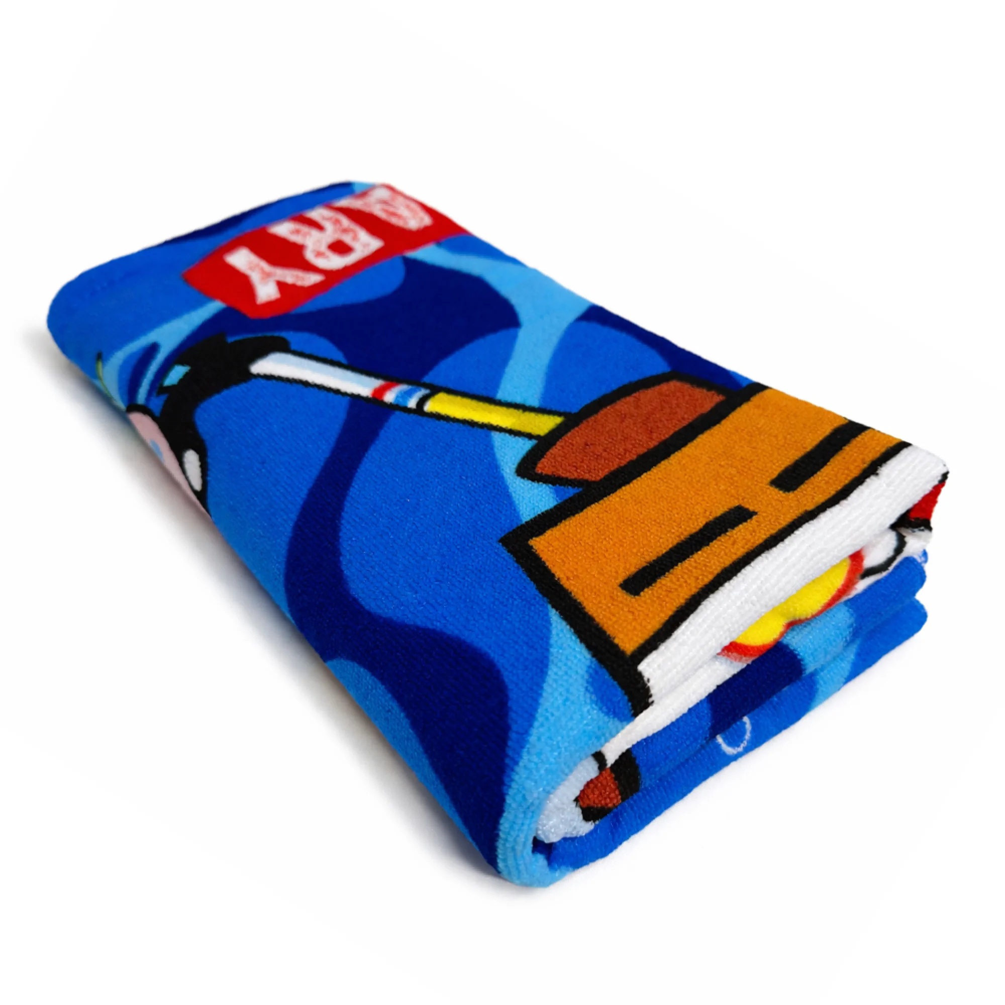 ΠΕΤΣΕΤΑ ΘΑΛΑΣΣΗΣ MICROFIBER 70x140cm SPONGE BOB 4916 ΜΠΛΕ