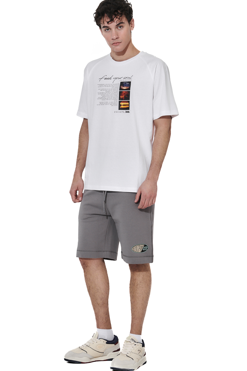 ΑΝΔΡΙΚΗ ΒΑΜΒΑΚΕΡΗ ΒΕΡΜΟΥΔΑ Body Action 033630-01-STEEL GREY