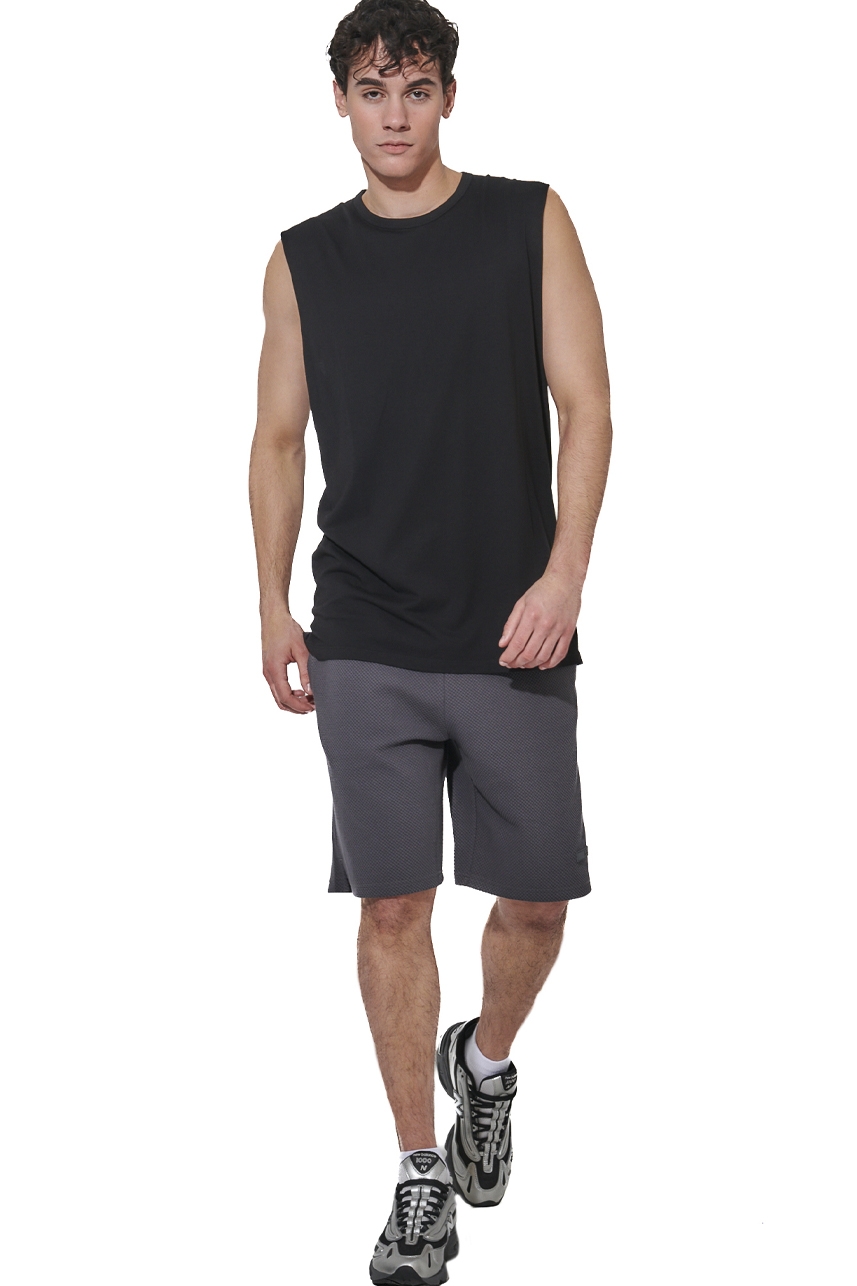 ΑΝΔΡΙΚΗ ΒΕΡΜΟΥΔΑ WAFFLE Body Action 033631-01-ASPHALT GRANITE