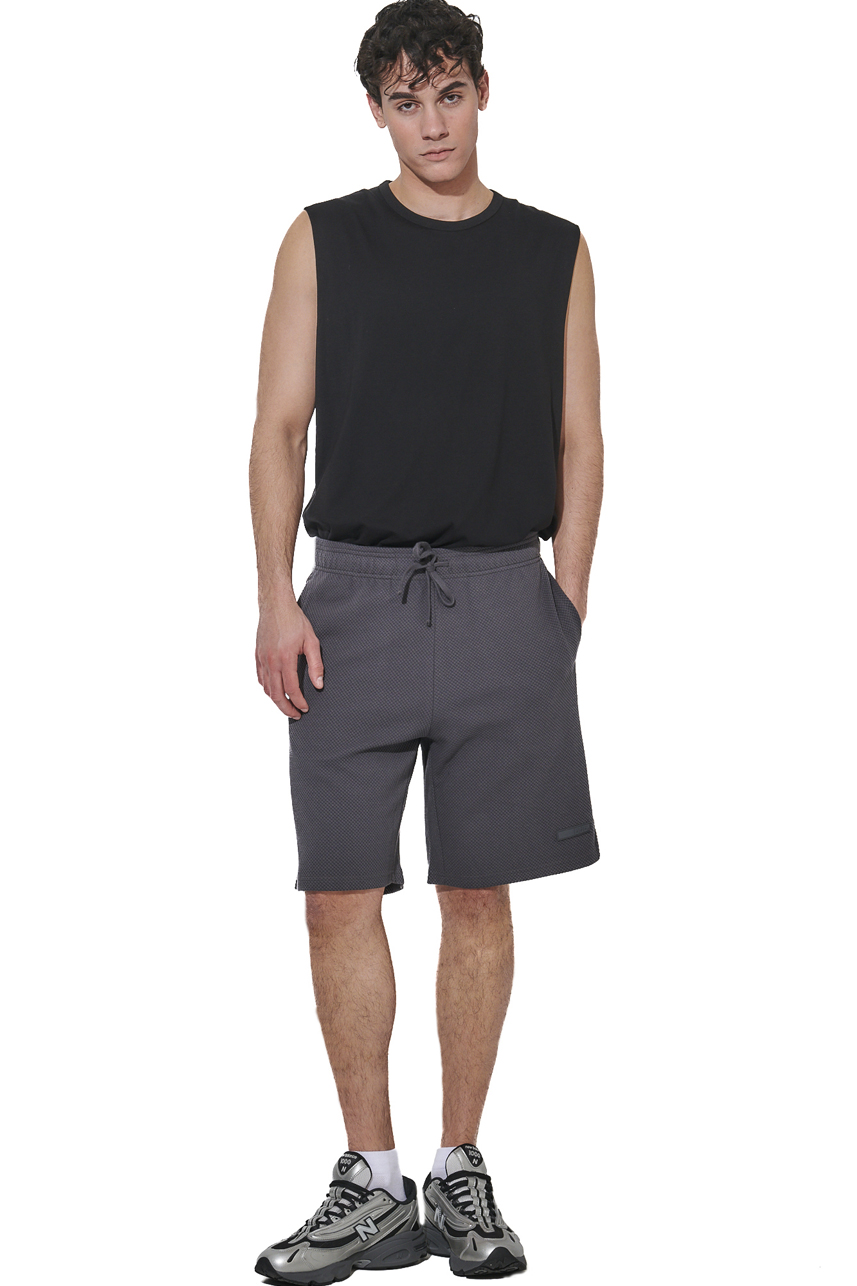 ΑΝΔΡΙΚΗ ΒΕΡΜΟΥΔΑ WAFFLE Body Action 033631-01-ASPHALT GRANITE