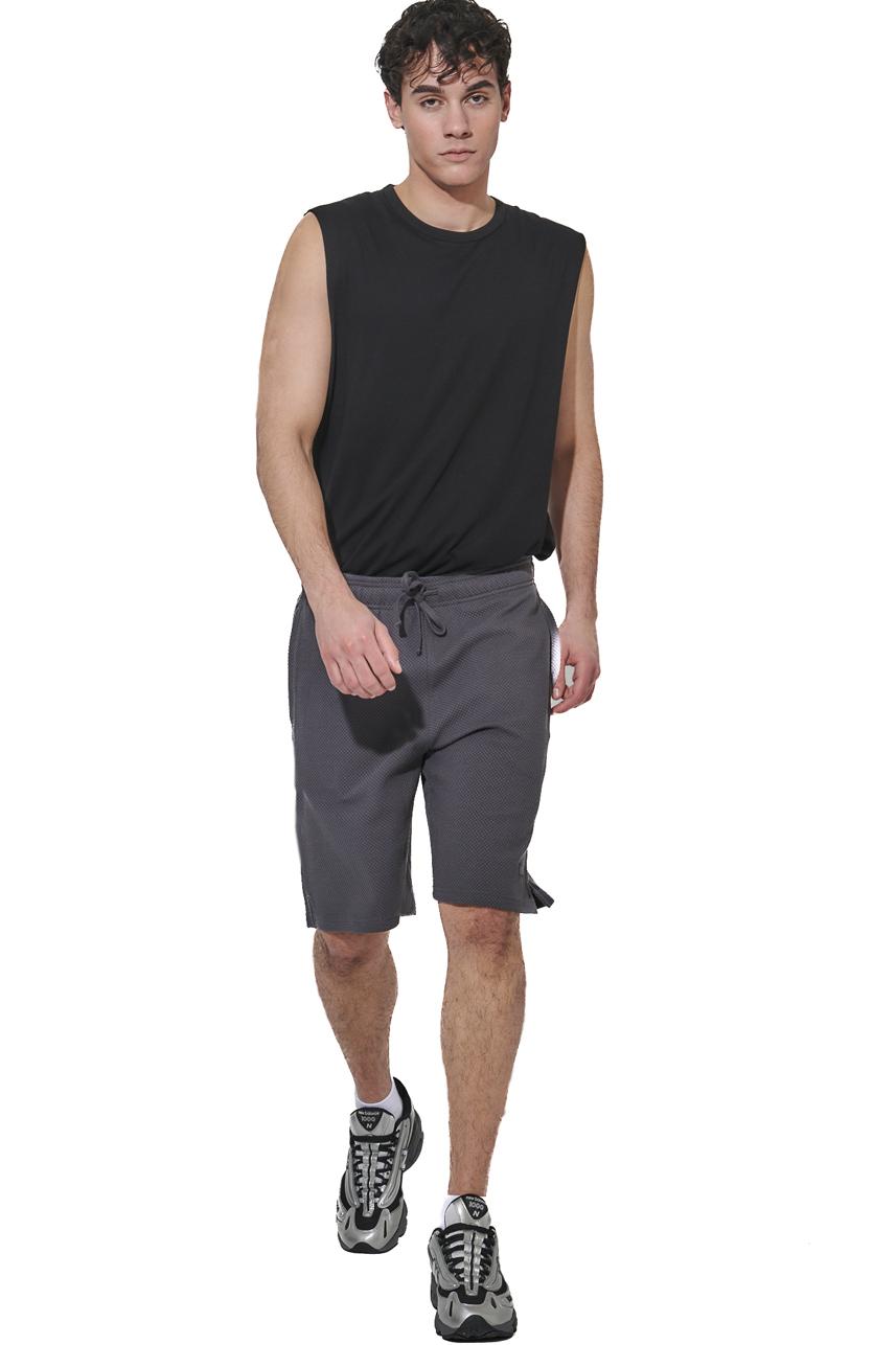 ΑΝΔΡΙΚΗ ΒΕΡΜΟΥΔΑ WAFFLE Body Action 033631-01-ASPHALT GRANITE