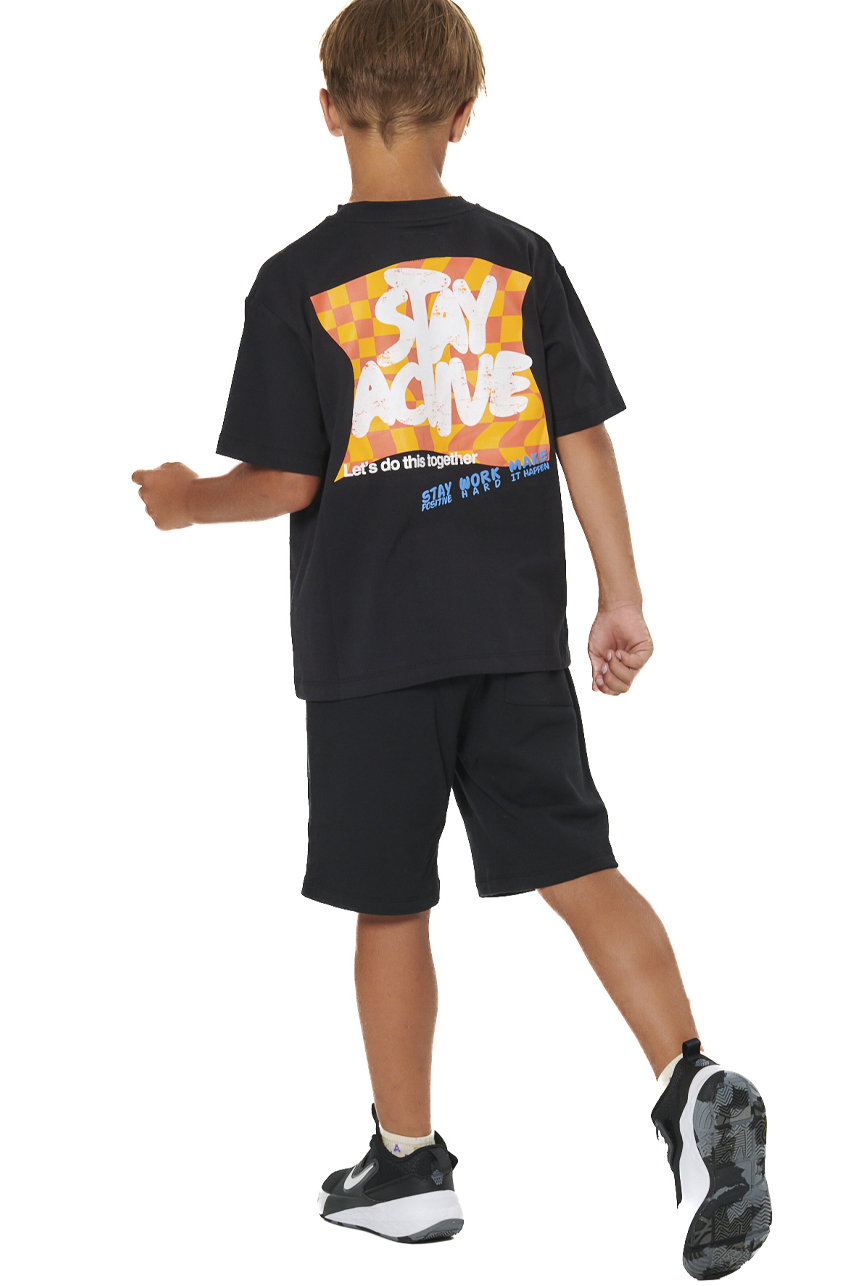 ΠΑΙΔΙΚΗ ΒΕΡΜΟΥΔΑ ΓΙΑ ΑΓΟΡΙΑ Body Action 034603-01-BLACK
