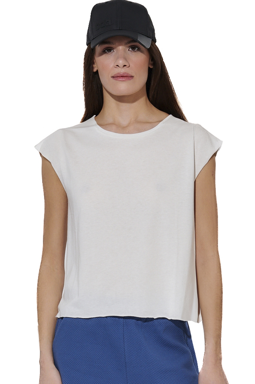 ΓΥΝΑΙΚΕΙΟ CROP ΑΜΑΝΙΚΟ Body Action 041619-01-WHITE ALYSSUM