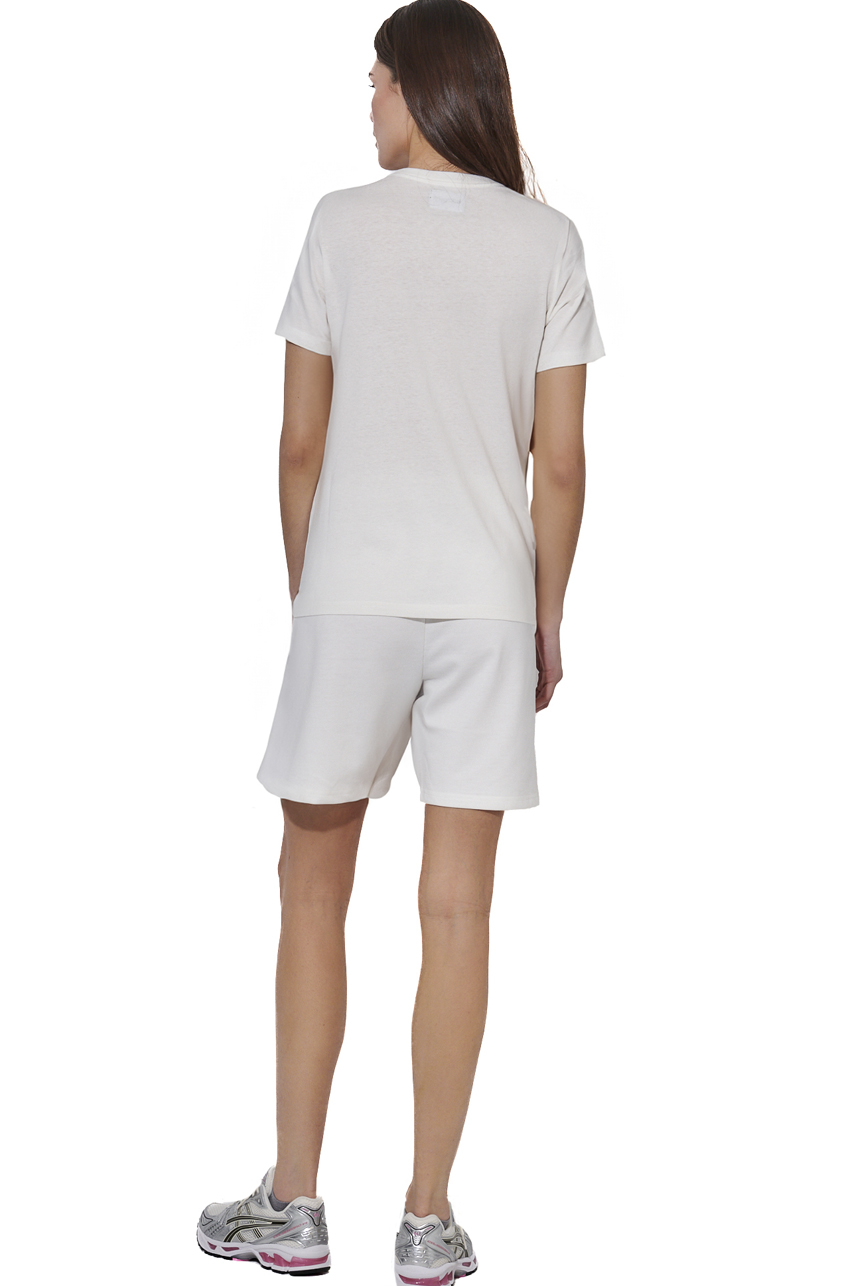 ΓΥΝΑΙΚΕΙΟ ΒΑΜΒΑΚΕΡΟ T-SHIRT Body Action 051618-01-STAR WHITE