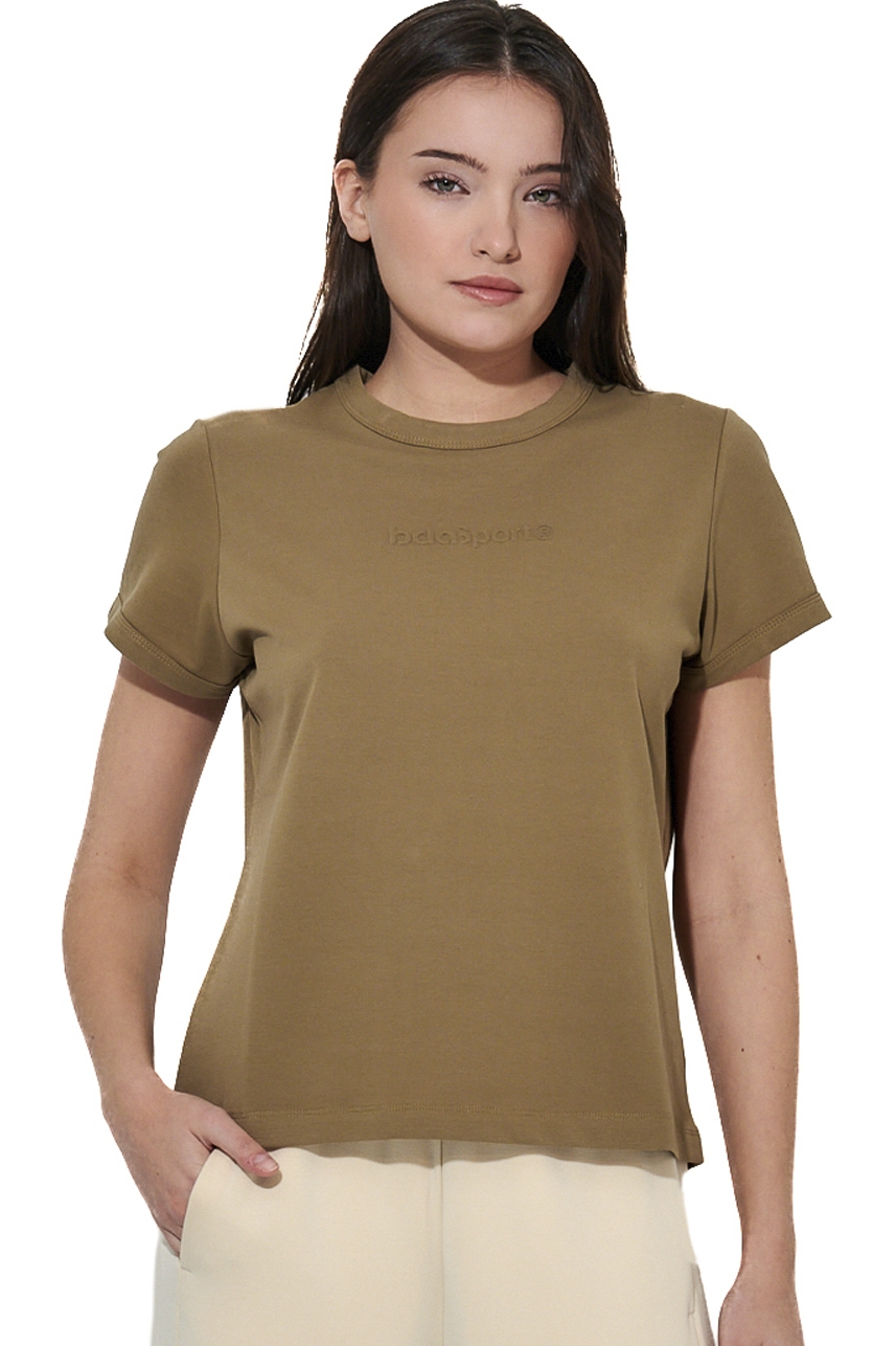 ΓΥΝΑΙΚΕΙΟ PIQUE T-SHIRT Body Action 051623-01-COVERT GREEN