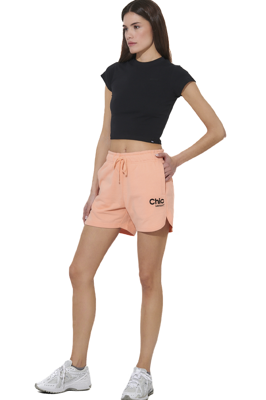 ΓΥΝΑΙΚΕΙΟ CROP T-SHIRT Body Action 051625-01-BLACK