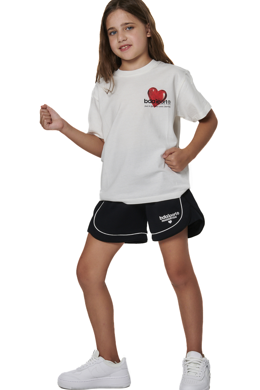 ΠΑΙΔΙΚΟ T-SHIRT ΓΙΑ ΚΟΡΙΤΣΙΑ Body Action 052604-01-WHITE ALYSSUM