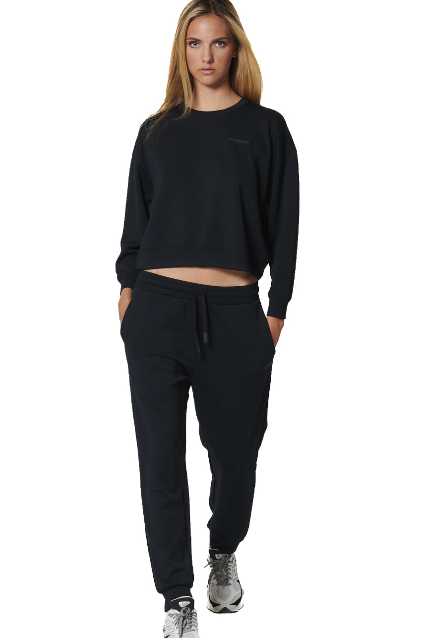 ΓΥΝΑΙΚΕΙΟ CROPPED ΦΟΥΤΕΡ Body Action 061527-01-BLACK