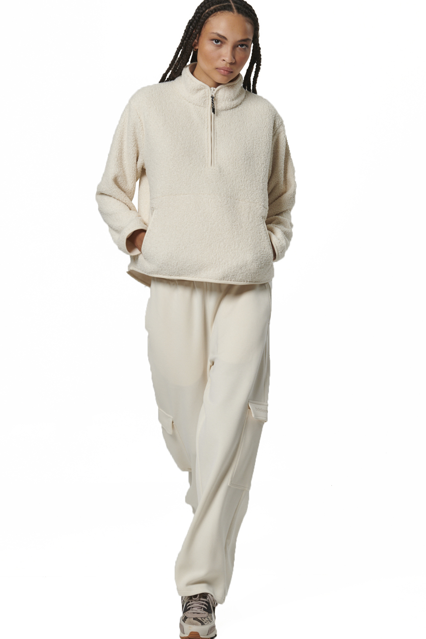 ΓΥΝΑΙΚΕΙΟ OVERSIZED ΦΟΥΤΕΡ  Body Action 061529-01-PRISTINE ECRU