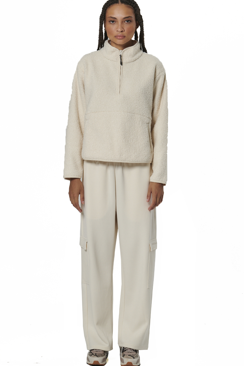 ΓΥΝΑΙΚΕΙΟ OVERSIZED ΦΟΥΤΕΡ  Body Action 061529-01-PRISTINE ECRU